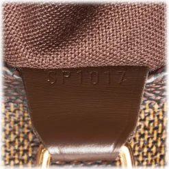 Louis Vuitton Vintage - Damier Ebene Abbesses Bag - Brown - Damier Canvas and Leather Handbag - Luxury High Quality - Avvenice^ Vintage Bags