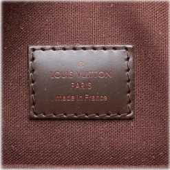 Louis Vuitton Vintage - Damier Ebene Brooklyn MM Bag - Brown - Damier Canvas and Leather Handbag - Luxury High Quality - Avvenice^ Vintage Bags