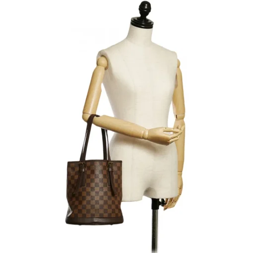 Louis Vuitton Vintage - Damier Ebene Marais - Brown - Leather Handbag - Luxury High Quality - Avvenice^ Vintage Bags