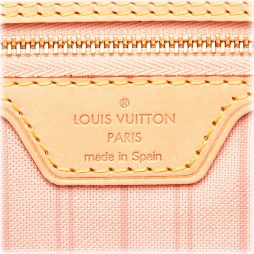 Louis Vuitton Vintage - Damier Azur Tahitienne Neverfull MM Bag - White - Leather Handbag - Luxury High Quality - Avvenice