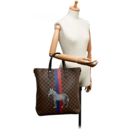 Louis Vuitton Vintage - Damier Savane Atlas Chapman Brothers Zebra Bag - Brown - Leather Handbag - Luxury High Quality - Avvenice^ Vintage Bags