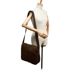 Louis Vuitton Vintage - Damier Ebene Abbesses Bag - Brown - Damier Canvas and Leather Handbag - Luxury High Quality - Avvenice^ Vintage Bags