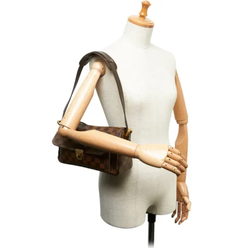 Louis Vuitton Vintage - Damier Ebene Ravello GM Bag - Brown - Damier Canvas and Leather Handbag - Luxury High Quality - Avvenice^ Vintage Bags