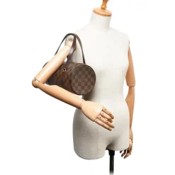 Louis Vuitton Vintage - Damier Ebene Papillon 26 Bag - Brown - Leather Handbag - Luxury High Quality - Avvenice^ Vintage Bags