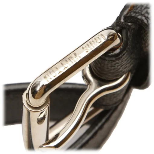 Louis Vuitton Vintage - Damier Graphite City Belt - Black Blue - Leather Belt - Luxury High Quality - Avvenice^ Vintage Belts