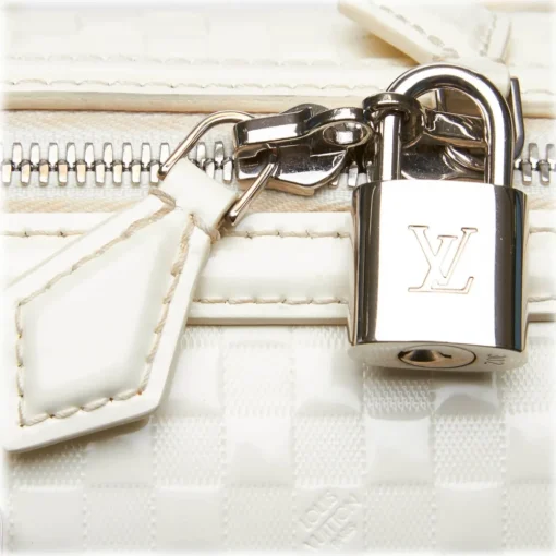 Louis Vuitton Vintage - Damier Facette Speedy Cube PM Bag - White - Damier Leather Handbag - Luxury High Quality - Avvenice^ Vintage Bags
