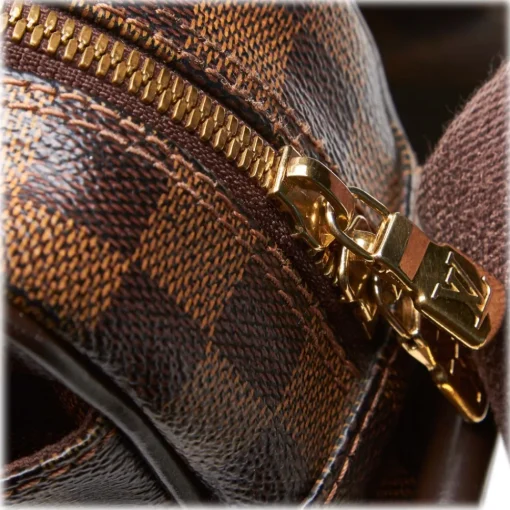 Louis Vuitton Vintage - Damier Ebene Shelton GM Bag - Brown - Damier Canvas and Leather Handbag - Luxury High Quality - Avvenice^ Vintage Bags