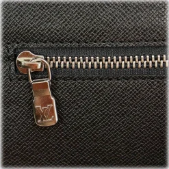 Louis Vuitton Vintage - Damier Graphite Pochette Homme Ceinture - Black Gray - Damier Canvas Belt Bag - Luxury High Quality - Avvenice