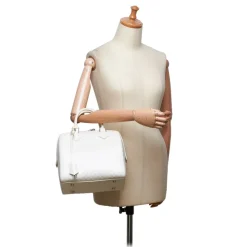 Louis Vuitton Vintage - Damier Facette Speedy Cube PM Bag - White - Damier Leather Handbag - Luxury High Quality - Avvenice^ Vintage Bags