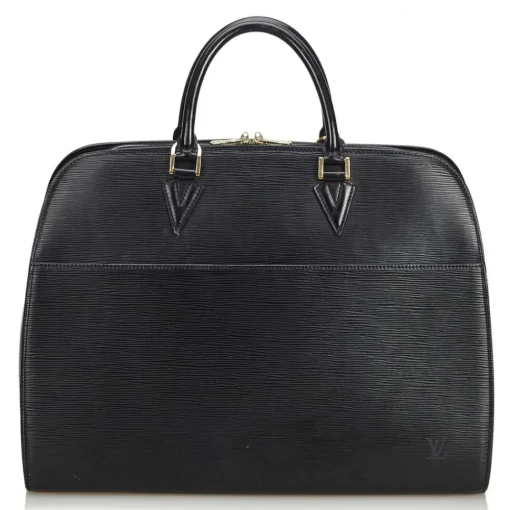 Louis Vuitton Vintage - Epi Sorbonne Bag - Black - Leather and Epi Leather Handbag - Luxury High Quality - Avvenice^ Vintage Bags