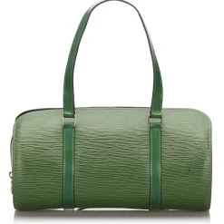 Louis Vuitton Vintage - Epi Soufflot Bag - Green - Leather and Epi Leather Handbag - Luxury High Quality - Avvenice^ Vintage Bags