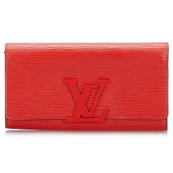 Louis Vuitton Vintage - Epi Louise Long Wallet - Red - Leather and Epi Leather Wallet - Luxury High Quality - Avvenice^ Vintage Wallets