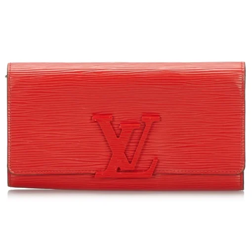 Louis Vuitton Vintage - Epi Louise Long Wallet - Red - Leather and Epi Leather Wallet - Luxury High Quality - Avvenice^ Vintage Wallets