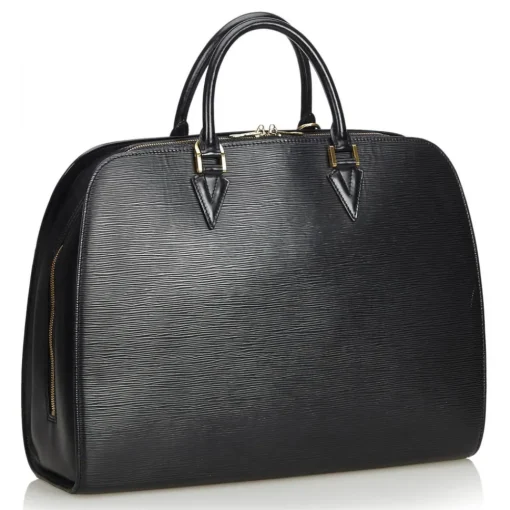 Louis Vuitton Vintage - Epi Sorbonne Bag - Black - Leather and Epi Leather Handbag - Luxury High Quality - Avvenice^ Vintage Bags