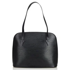 Louis Vuitton Vintage - Epi Lussac Bag - Black - Leather and Epi Leather Handbag - Luxury High Quality - Avvenice