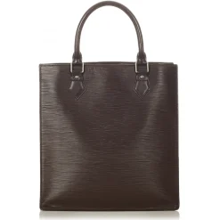 Louis Vuitton Vintage - Epi Sac Plat PM - Dark Brown - Epi Leather Handbag - Luxury High Quality - Avvenice^ Vintage Bags