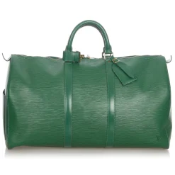Louis Vuitton Vintage - Epi Keepall 50 - Green - Epi Leather Travel Bag - Luxury High Quality - Avvenice^ Vintage Bags