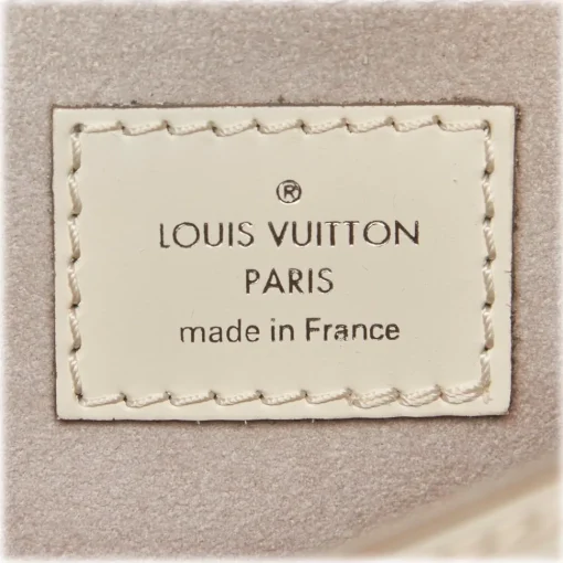 Louis Vuitton Vintage - Epi Pochette Montaigne Bag - White Ivory - Leather and Epi Leather Handbag - Luxury High Quality - Avvenice