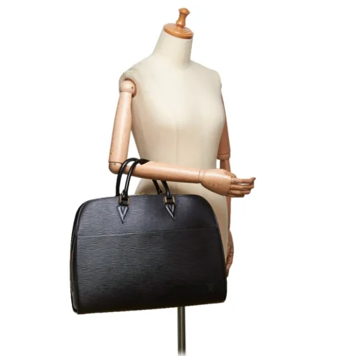Louis Vuitton Vintage - Epi Sorbonne Bag - Black - Leather and Epi Leather Handbag - Luxury High Quality - Avvenice^ Vintage Bags