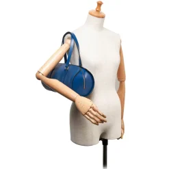 Louis Vuitton Vintage - Epi Soufflot Bag - Blue - Leather and Epi Leather Handbag - Luxury High Quality - Avvenice