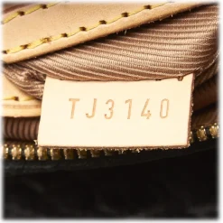 Louis Vuitton Vintage - Fleur de Jais Carrousel Bag - Black Brown - Monogram Canvas and Leather Handbag - Luxury High Quality - Avvenice