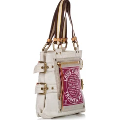 Louis Vuitton Vintage - Globe Shopper Cabas PM - White Pink - Canvas Tote Bag - Luxury High Quality - Avvenice^ Vintage Bags
