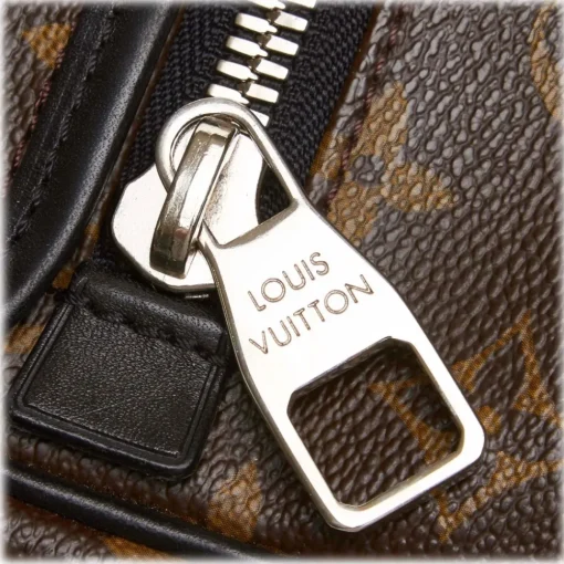 Louis Vuitton Vintage - Macassar Bass MM Bag - Brown - Monogram Canvas and Leather Shoulder Bag - Luxury High Quality - Avvenice^ Vintage Bags
