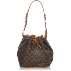 Louis Vuitton Vintage - Monogram Petit Noe - Brown - Monogram Canvas and Vanchetta Leather Bucket Bag - Luxury High Quality - Avvenice^ Vintage Bags