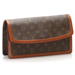 Louis Vuitton Vintage - Monogram Pochette Dame GM - Brown - Monogram Canvas and Calf Leather Clutch Bag - Luxury High Quality - Avvenice^ Vintage Bags