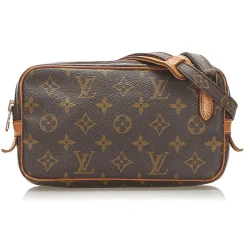 Louis Vuitton Vintage - Monogram Marly Bandouliere Brown - Canvas and Vachetta Leather Crossbody Bag - Luxury High Quality - Avvenice^ Vintage Bags
