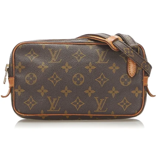 Louis Vuitton Vintage - Monogram Marly Bandouliere Brown - Canvas and Vachetta Leather Crossbody Bag - Luxury High Quality - Avvenice^ Vintage Bags