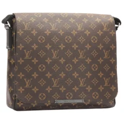 Louis Vuitton Vintage - Monogram Macassar District MM - Brown Black - Monogram Canvas Crossbody Bag - Luxury High Quality - Avvenice^ Vintage Bags