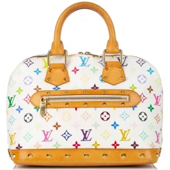 Louis Vuitton Vintage - Monogram Multicolore Alma PM - White Multicolor - Leather Handbag - Luxury High Quality - Avvenice^ Vintage Bags