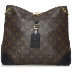 Louis Vuitton Vintage - Monogram Odeon NM MM - Brown Black - Leather Handbag - Luxury High Quality - Avvenice^ Vintage Bags