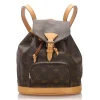 Louis Vuitton Vintage - Monogram Mini Montsouris Backpack - Brown - Canvas and Leather Backpack - Luxury High Quality - Avvenice^ Vintage Backpacks | Vintage Bags