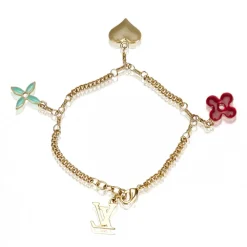 Louis Vuitton Vintage - Monogram Charm Bracelet - Gold Multi - LV Bracelet - Luxury High Quality - Avvenice^ Vintage Jewelry