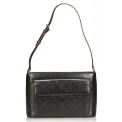 Louis Vuitton Vintage - Monogram Mat Alston Bag - Black - Vernis Leather Handbag - Luxury High Quality - Avvenice^ Vintage Bags