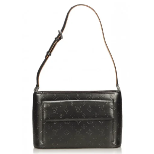 Louis Vuitton Vintage - Monogram Mat Alston Bag - Black - Vernis Leather Handbag - Luxury High Quality - Avvenice^ Vintage Bags