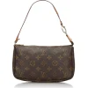 Louis Vuitton Vintage - Monogram Pochette Accessoires Bag - Brown - Leather Handbag - Luxury High Quality - Avvenice^ Vintage Bags