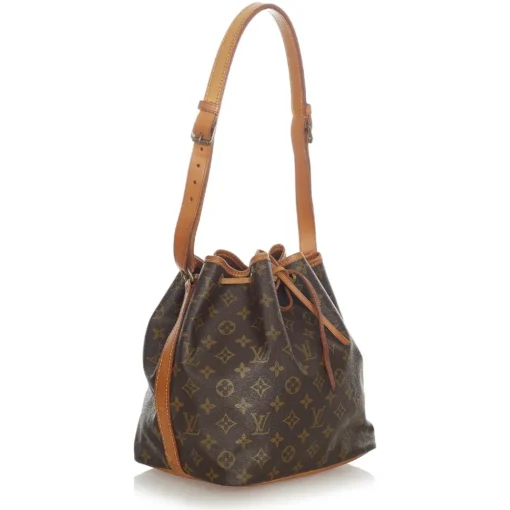 Louis Vuitton Vintage - Monogram Petit Noe - Brown - Monogram Canvas and Vanchetta Leather Bucket Bag - Luxury High Quality - Avvenice^ Vintage Bags