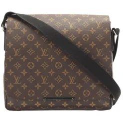 Louis Vuitton Vintage - Monogram Macassar District MM - Brown Black - Monogram Canvas Crossbody Bag - Luxury High Quality - Avvenice^ Vintage Bags