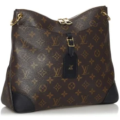 Louis Vuitton Vintage - Monogram Odeon NM MM - Brown Black - Leather Handbag - Luxury High Quality - Avvenice^ Vintage Bags