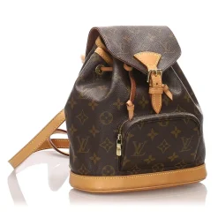 Louis Vuitton Vintage - Monogram Mini Montsouris Backpack - Brown - Canvas and Leather Backpack - Luxury High Quality - Avvenice^ Vintage Backpacks | Vintage Bags