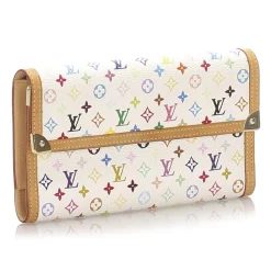 Louis Vuitton Vintage - Monogram Multicolore Porte Tresor International Wallet - White - Leather Wallet - Luxury High Quality - Avvenice^ Vintage Wallets