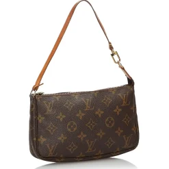 Louis Vuitton Vintage - Monogram Pochette Accessoires Bag - Brown - Leather Handbag - Luxury High Quality - Avvenice^ Vintage Bags