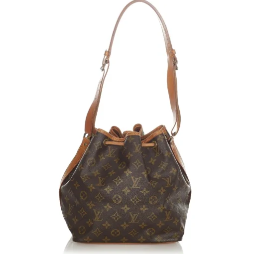 Louis Vuitton Vintage - Monogram Petit Noe - Brown - Monogram Canvas and Vanchetta Leather Bucket Bag - Luxury High Quality - Avvenice^ Vintage Bags