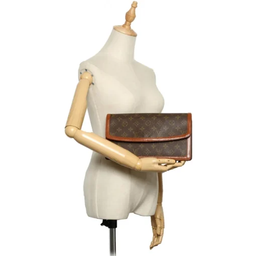 Louis Vuitton Vintage - Monogram Pochette Dame GM - Brown - Monogram Canvas and Calf Leather Clutch Bag - Luxury High Quality - Avvenice^ Vintage Bags