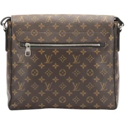 Louis Vuitton Vintage - Monogram Macassar District MM - Brown Black - Monogram Canvas Crossbody Bag - Luxury High Quality - Avvenice^ Vintage Bags