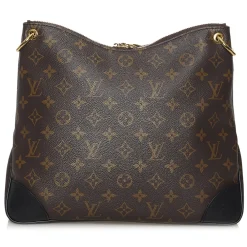 Louis Vuitton Vintage - Monogram Odeon NM MM - Brown Black - Leather Handbag - Luxury High Quality - Avvenice^ Vintage Bags