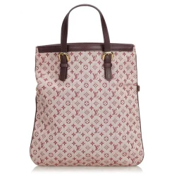 Louis Vuitton Vintage - Monogram Mini Lin Francoise Bag - Pink Brown - Monogram Leather Handbag - Luxury High Quality - Avvenice